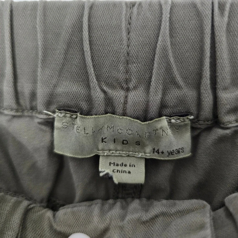 Stella McCartney‎ Kids Jogger Pants Girls 14 Olive Green Excellent Knee Patches